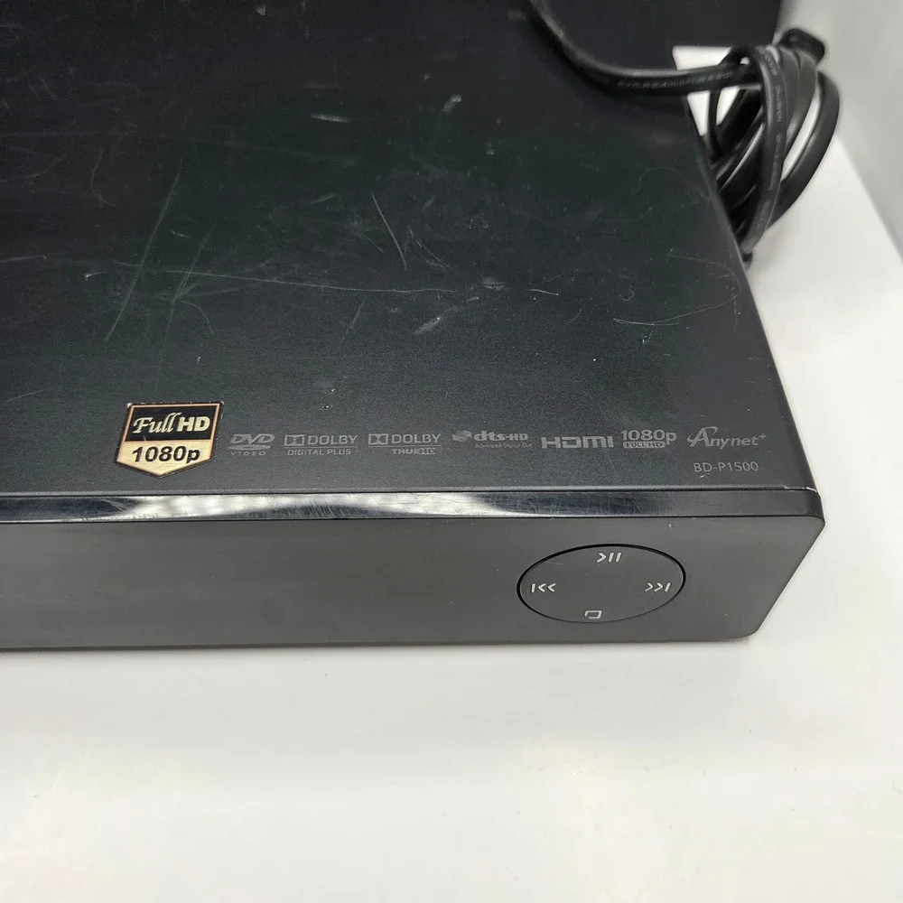 Samsung Blu-ray Disc Player BD-P1500 1080p Black HDMI Dolby Digital DVD